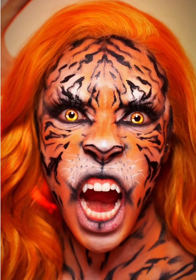Glitch Reveal Makeup Transition by @atarahmayhew on TikTok