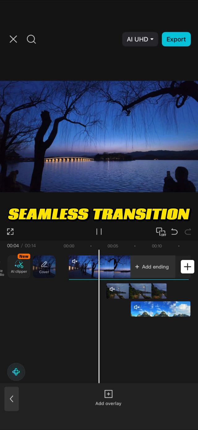 CapCut seamless transition tutorial by @zaynccedit on TikTok