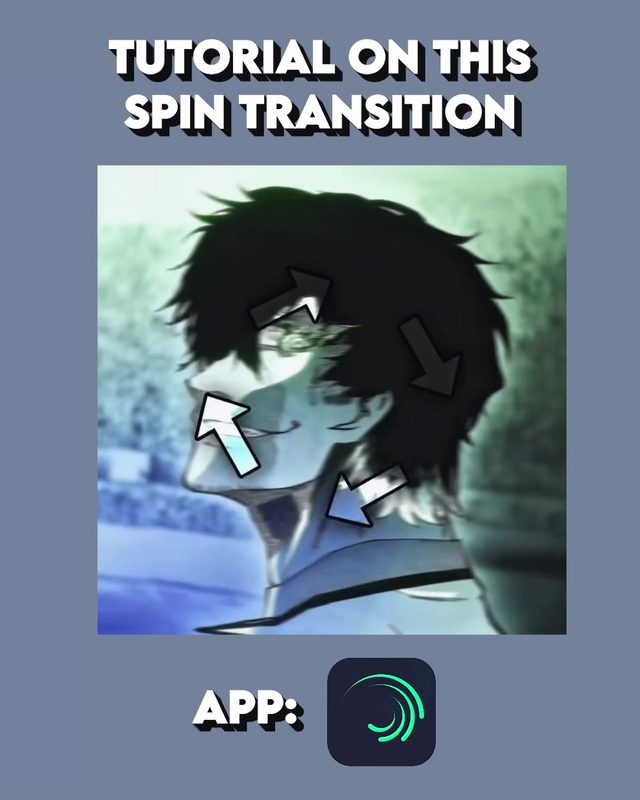 Spin/Swipe Rotation Transition by @nq_alightmotion on TikTok