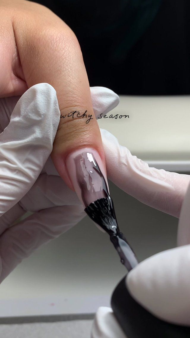 Halloween Nail Art Reveal by @marinanailsla on TikTok