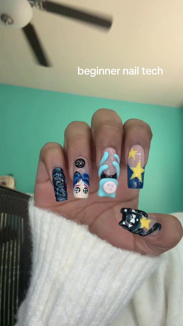 Halloween Nail Art Reveal by @nailed.itttt1 on TikTok