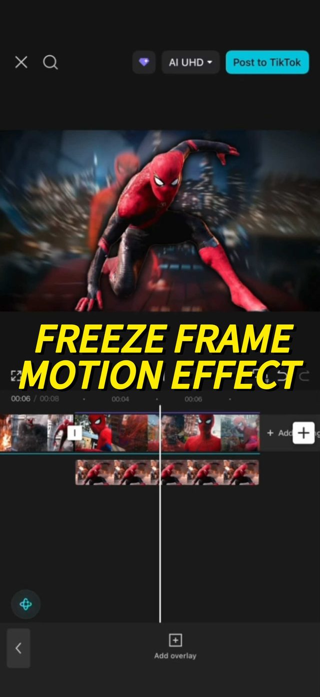 Freeze-Frame Flashback Effect by @zaynccedit on TikTok